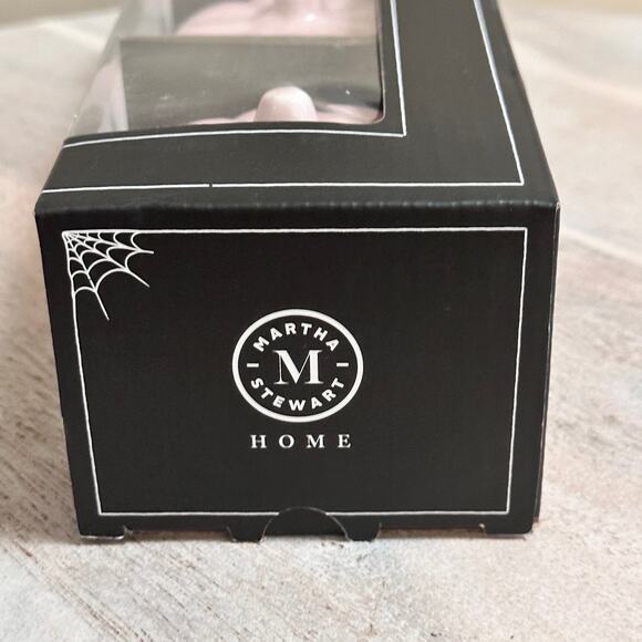 Set Of 3 Martha Stewart Pink Ceramic Led Light Up Jack O Lantern Pumpkins New - Picture 5 of 16